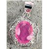 Image 3 : SILVERRUBY (1.5ct) PENDANT, appraised/retail value $200