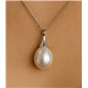 Image 1 : 14K(0.68g), FRESH WATER PEARL PEDNANT, appraised/retail value $350