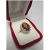 Image 5 : $200, SILVER AMBER RING, appraised/retail value $200