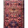 Image 2 : Zanjan Geometric Map Fluffy Carpet w/Walnut Colour 100% Authentic Hand Knotted Wool Persian Rug Hand