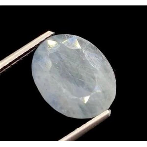 6.3 ct Certified Blue Sapphire gemstone ($9,450 Appraisal)