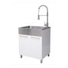 Image 1 : Transform 28 in. Laundry Cabinet with Stainless Steel Sink & Pull Down Faucet - Retail Value $479.99