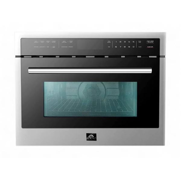 Forno 24" Inch built-In Microwave Oven w/ Touch Control Button (Broken Glass) - Retail Value $1,099.