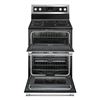 Image 2 : NEW Maytag Electric Range, 6.7 cu. ft. Capacity, 30" Double Oven, Model YMET8800FZ - Retail Price $2