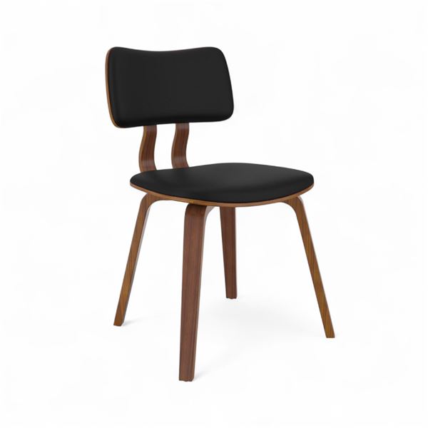 New in Box !nspire Zuni Dining Chair - Black Faux Leather - RV: $298 CAD (202-581PUBK)