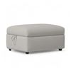 Image 1 : New in Box Finn Fabric Storage Ottoman - Light Gray (CU229-S10-1145)