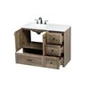 Image 3 : New in Box Elegant 42" Bathroom Vanity - Natural Oak - RV: $2010 CAD (VF2842NT)
