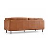 Image 3 : New in Box Valencia Chloe Leather 2-Seat Sofa - RV: $2928 CAD (W1219-009-21C2)