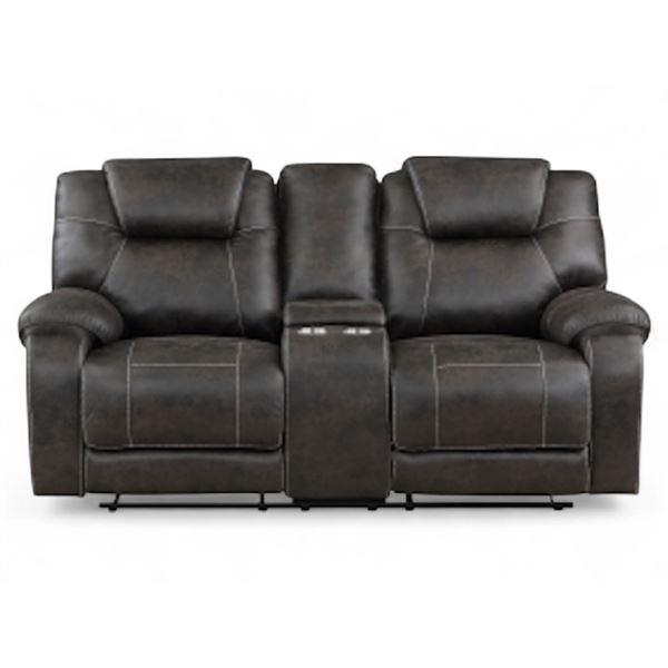 New in Box Lexicon Double Reclining Love Seat - Brown - RV: $899 CAD (8517BRW-2)