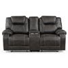 Image 1 : New in Box Lexicon Double Reclining Love Seat - Brown - RV: $899 CAD (8517BRW-2)