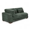 Image 1 : New in Box Ebern Designs Salom Corduroy Loveseat Sofa - Forest Green (D95782-LAF LV)
