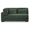 Image 2 : New in Box Ebern Designs Salom Corduroy Loveseat Sofa - Forest Green (D95782-LAF LV)