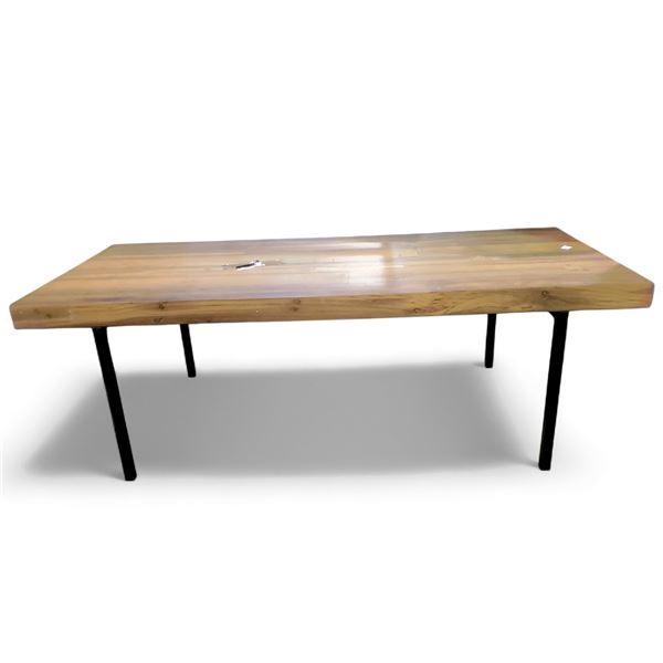 EQ3 Coffee Table - Natural Teak (Model: 15955) - RV: $999 CAD - New Display Piece