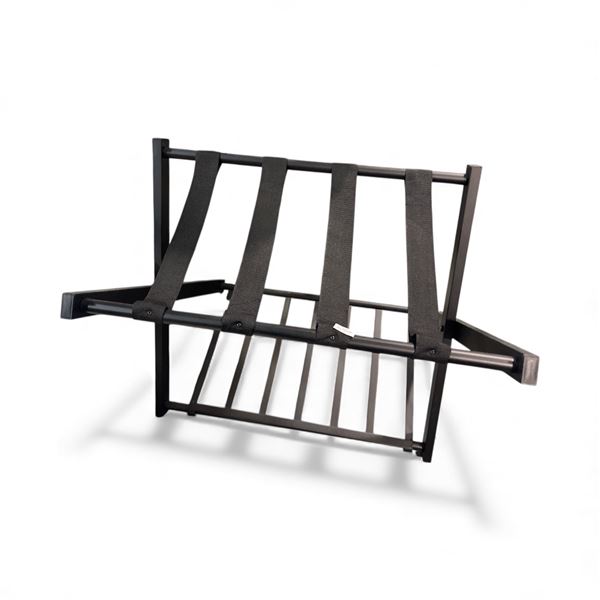 New Black Metal Folding Luggage Rack - without box
