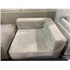 Image 2 : Gray Upholstered Right Arm Modular Sofa Seat