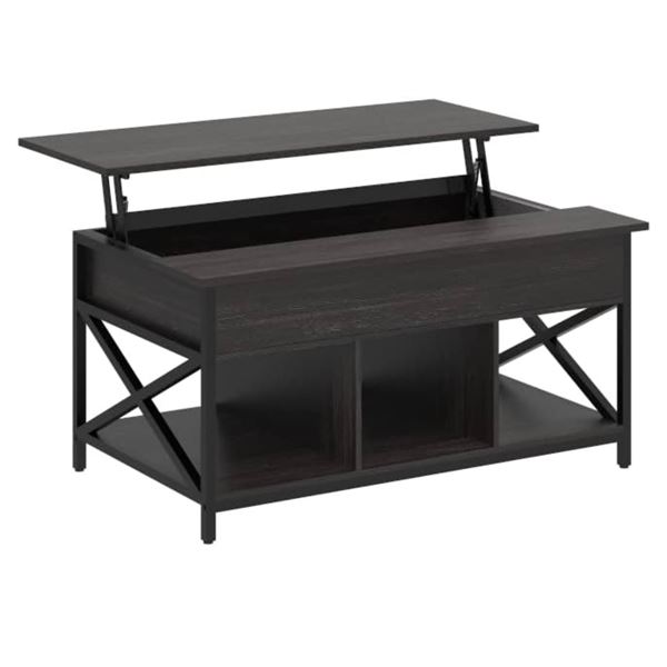 New in Box Lift Top Coffee Table with Storage - Black - RV: $169 CAD (LCT202B22)
