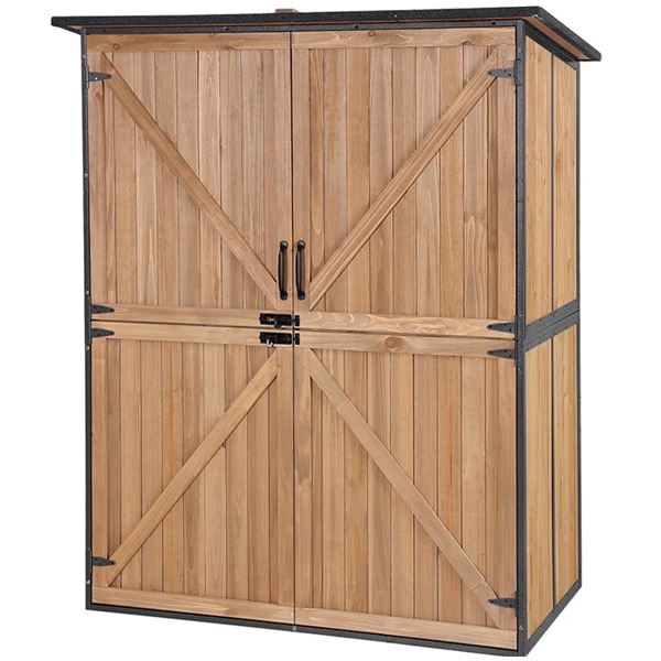 New in Box Aivituvin Wooden Garden Shed - RV: $499 CAD (AIR98)