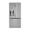 Image 1 : LG 22 Cu. French Door Stainless Steel Refrigerator - Retail Value $2,099.99 (Tested - Working Condit