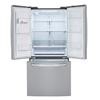 Image 2 : LG 22 Cu. French Door Stainless Steel Refrigerator - Retail Value $2,099.99 (Tested - Working Condit