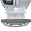Image 3 : LG 22 Cu. French Door Stainless Steel Refrigerator - Retail Value $2,099.99 (Tested - Working Condit