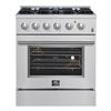 Image 1 : NEW Forno 30" Freestanding Dual Fuel Range, Model FFSG6197-30 - Retail Price $1,399.99