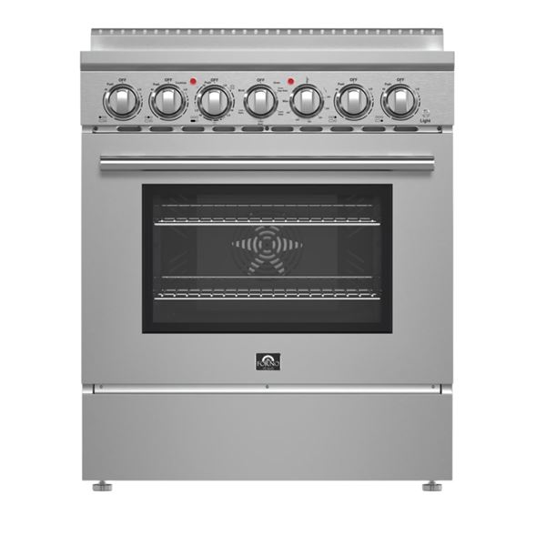 New Forno Paolo 30" Electric Freestanding 5 Burners Range - Retail Price $1,999.99