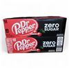 Image 1 : Dr Pepper Zero Sugar Cherry - 8x 12 Packs (Exp. Date - 12/2025)