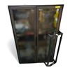 Image 2 : Glass-Front Display Cabinet, Approx. H80" x W46" x D15"