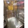 Image 3 : Glass Display Case with Storage Base - Approx. H73" x W31.5" x D17.5"