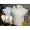 Image 4 : 7 Half Mannequins & 11 Display Heads - Various Materials