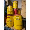 Image 1 : Group of Igloo Industrial 10-Gallon Drinking Water Coolers