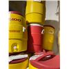 Image 4 : Group of Igloo Industrial 10-Gallon Drinking Water Coolers