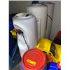 Image 3 : Mixed Lot of Supplies - 3 Water Coolers, Rubbermaid Tandem Buckek, and More