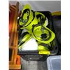 Image 3 : Mixed Lot of Safety Gear Includes Neon Hard Hats and Traffic Cones