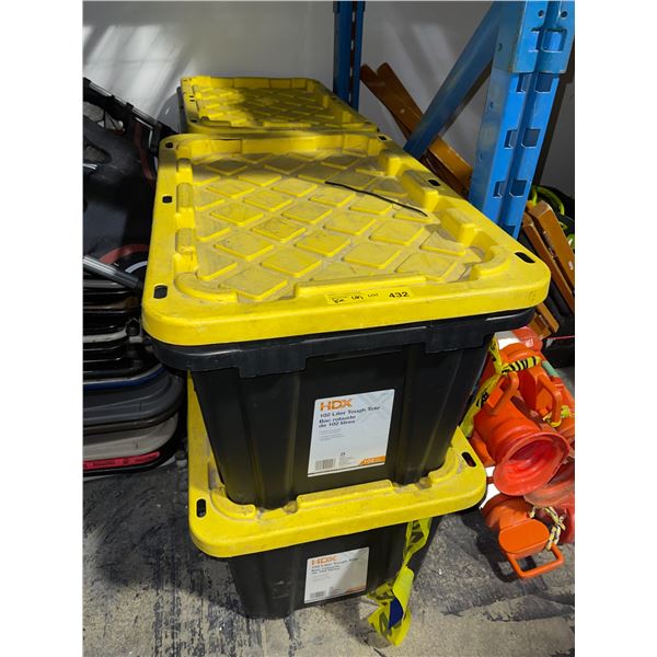 4 Misc Bins - Impact Canopy Pop Up Tent Top (F-96601), Masks, and More