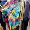 Image 5 : Full Rack of Mixed T-Shirts - Casual Short Sleeve & Tops, Assorted Colors & Sizes - Rack Not Include