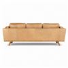 Image 3 : Brand New Article Timber 90" Leather Sofa - Charme Tan - RV: $2599 CAD - (ART1919) Without Box