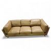 Image 4 : Brand New Article Timber 90" Leather Sofa - Charme Tan - RV: $2599 CAD - (ART1919) Without Box