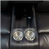 Image 3 : Brand New Black Leather Reclining Loveseat with Cup Holders, Approx. H40" x W73" x D34" - Without Bo