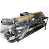 Image 1 : 2 Shelves of Assorted Automotive Body Parts - Ford, Kia, Chrysler: Grilles, Step Pad, Chrome Trim