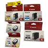 Image 1 : Group of 5 - New Canon MAXIFY / PIXMA Ink Cartridges - RV: 190 CAD (MAXIFY 1200XL + PIXMA 246XL)