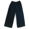 Image 2 : Giorgio Armani Women's Black Velvet Wide-Leg Trousers - Made in Italy