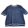 Image 5 : Jaeger Navy Cardigan & Short Sleeve Top - Made in Great Britain (Size Medium)