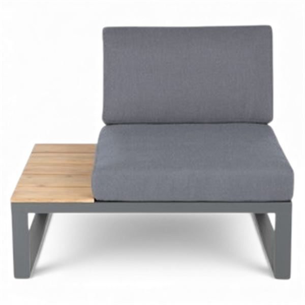 Brand New Article Kezia 40" Outdoor Left Side Module - Whale Gray - RV: $500 CAD, Approx. H31" x W40