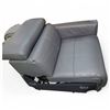 Image 4 : Brand New Andria Leather Right Hand Facing Arm Power Recliner - Grey