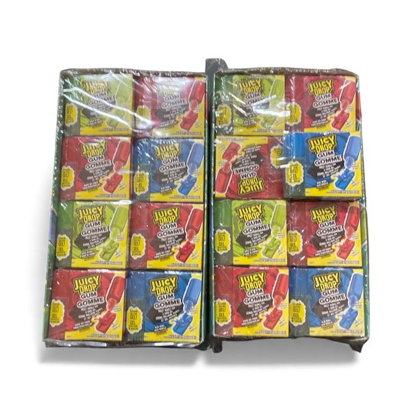 Juicy Drop Gum Candy 2 x 16-Pack (Best Before Nov 15, 2025)