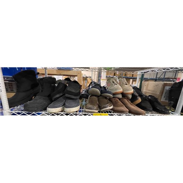 Assortment of Boots, Sneakers, Casuals Shoes - Various Styles and Brands