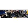 Image 1 : Shelf of Shoes Includes Includes Boots, Sneakers, and Dress Shoes - Various Styles and Brands
