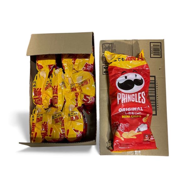 Pringles Mini Chips (2 Boxes) Original (Japanese) (Best By Sept 2025)