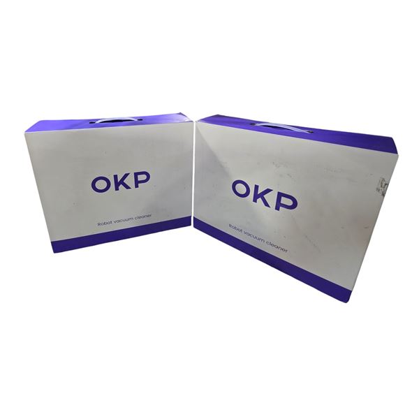Group of 2 OKP Robotic Vacuum Cleaner (Model K5) - RV: $598 CAD
